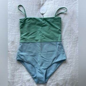 Cossie + Co Edie two-tone swimsuit (Large)